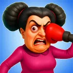 Play Crazy Aunty : Slap & Punch