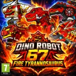 Play Dino Robot 67 Fire Tyrannosaurus