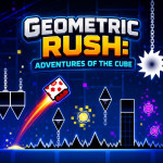 Play Geometric Rush: Adventures of the Cube now!