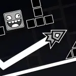 Play Geometry Dash: Black Line