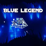 Play Geometry Dash Blue Legend