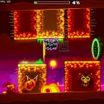 PLay Geometry Dash: Lava Mode now!