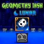 Play Geometry Dash Lunar