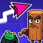 Play Geometry Wave: Battle with Italian Animals