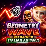 Play Geometry Wave: Battle with Italian Animals