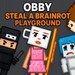 Play Obby Steal a Brainrot Playground