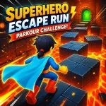 Play Superhero Escape Run – Parkour Challenge!